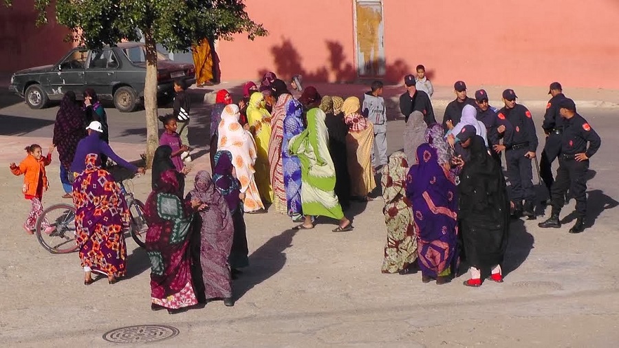 manifestation Al-Ayoun occupée