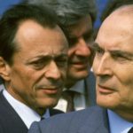 crimes, Michel Rocard et Francois Mitterrand At Memorial De La Paix