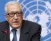 L’ex-ministre des Affaires étrangères Lakhdar Brahimi corrige Bernard Bajolet