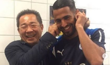 Leicester City : Mahrez rend hommage à son ancien président décédé samedi
