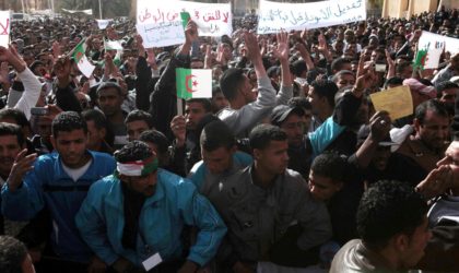 Manifestation des habitants de Mekhadma à Ouargla