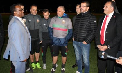 Ooredoo : visite de courtoisie aux joueurs du Mouloudia Club d’Alger 