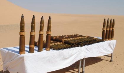 Découverte de 41 obus antichars dans une cache à Bordj-Badji-Mokhtar
