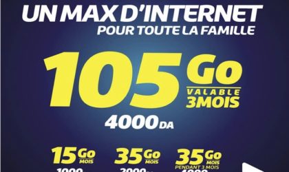 «Djezzy Internet», la nouvelle offre qui connecte votre foyer au grand bonheur de toute la famille