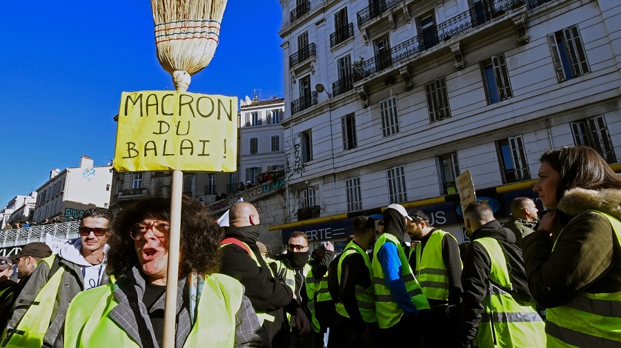 Macron Gilets jaunes France