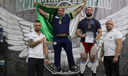 Amine Bouafia champion du monde de power lifting pour la deuxième fois