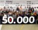 50 000e véhicule sorti de la chaîne de production Sovac en 2018