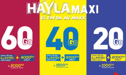 Djezzy lance la nouvelle offre prépayée «HAYLA Maxi» !