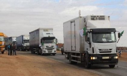 Départ de la troisième caravane commerciale algérienne vers Nouakchott