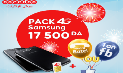 Remise exceptionnelle sur le pack 4G Ooredoo