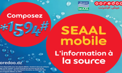 Partenariat Ooredoo-SEAAL : suivez votre consommation d’eau sur votre mobile