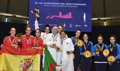 Championnat méditerranéen d’Escrime : l’Algérie remporte l’or