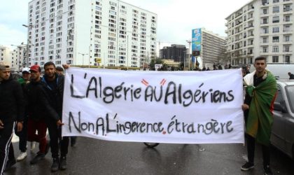 La crise actuelle en Algérie