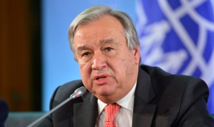 Guterres espère «une transition pacifique et démocratique» en Algérie
