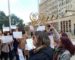 Rassemblement des journalistes de la Télévision nationale contre la censure