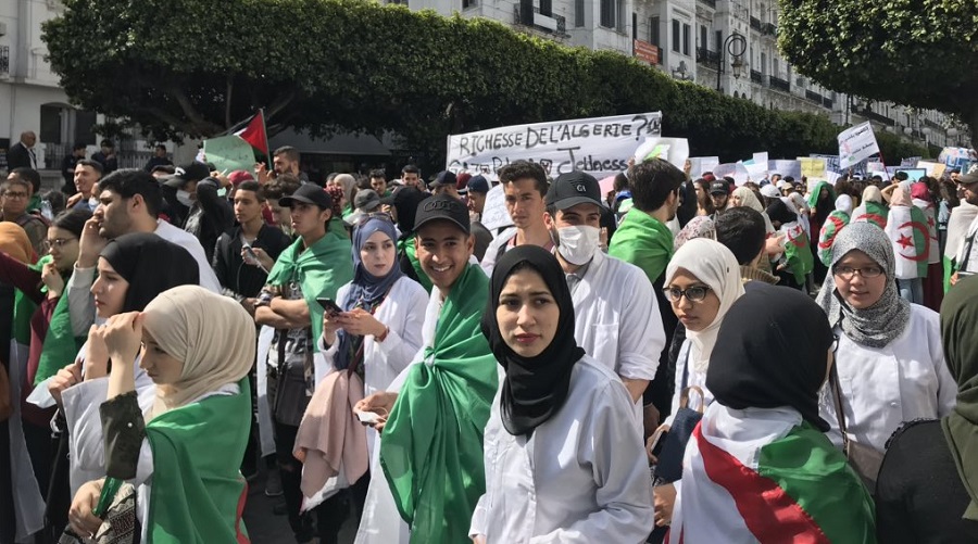 45e mardi de marche des étudiants à Alger