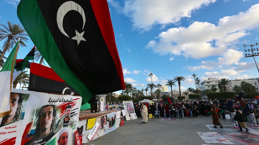 drapeau algérien Tripoli