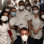 med Emmanuel Macron