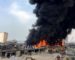 Un important incendie se déclare au port de Beyrouth