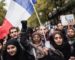 Manifestation contre l’islamophobie et le projet de loi séparatisme à Paris