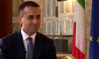 Le ministre italien des Affaires étrangères Luigi Di-Maio en visite en Algérie