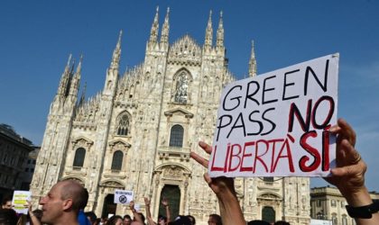 Rome : manifestation contre le pass sanitaire