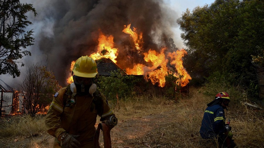 Feux de forêts : l’apocalypse en Grèce