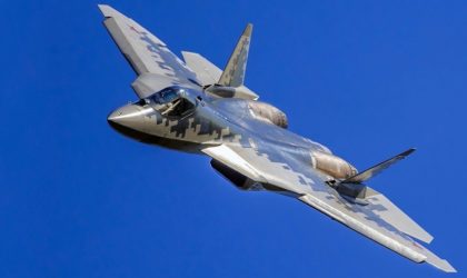 Démonstration d’un furtif Su-57 dont l’armée algérienne a fait l’acquisition