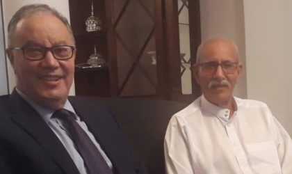 Amar Belani reçu par le président de la République sahraouie Brahim Ghali à Alger