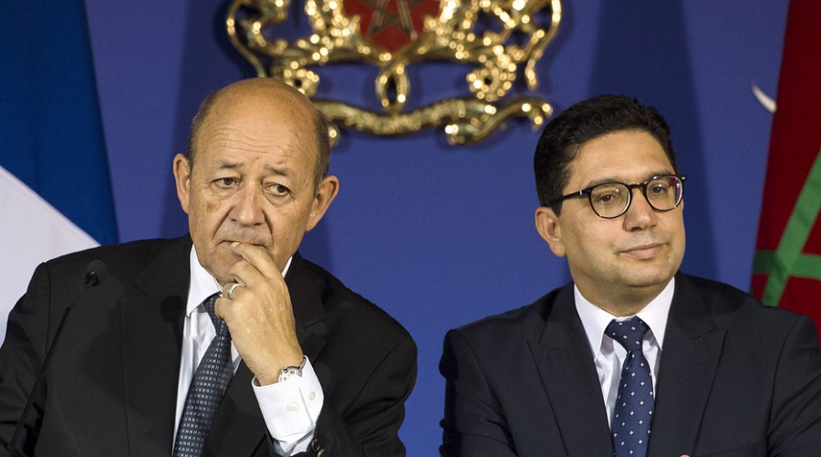 Le Drian Rabat et Paris