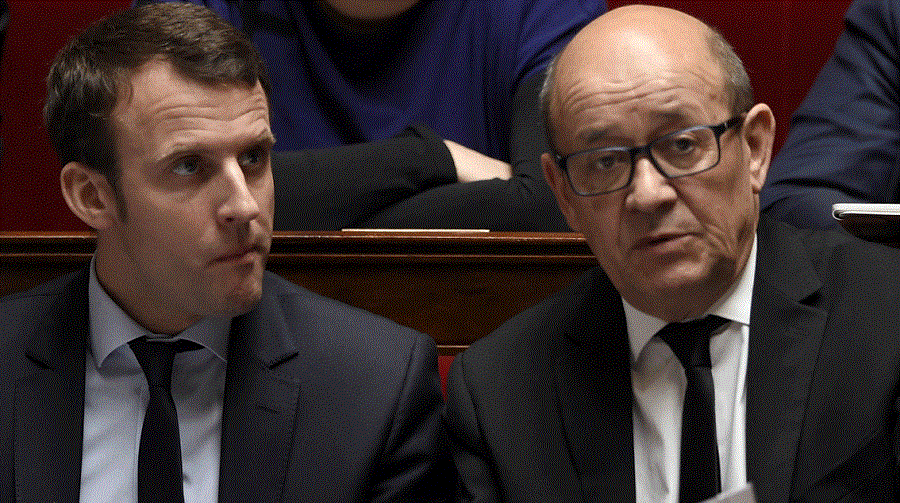 Macron Le Drian