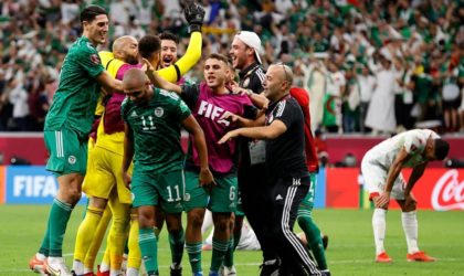 L’arrivée des champions de la Coupe arabe 2021 à la Place du 1er Mai