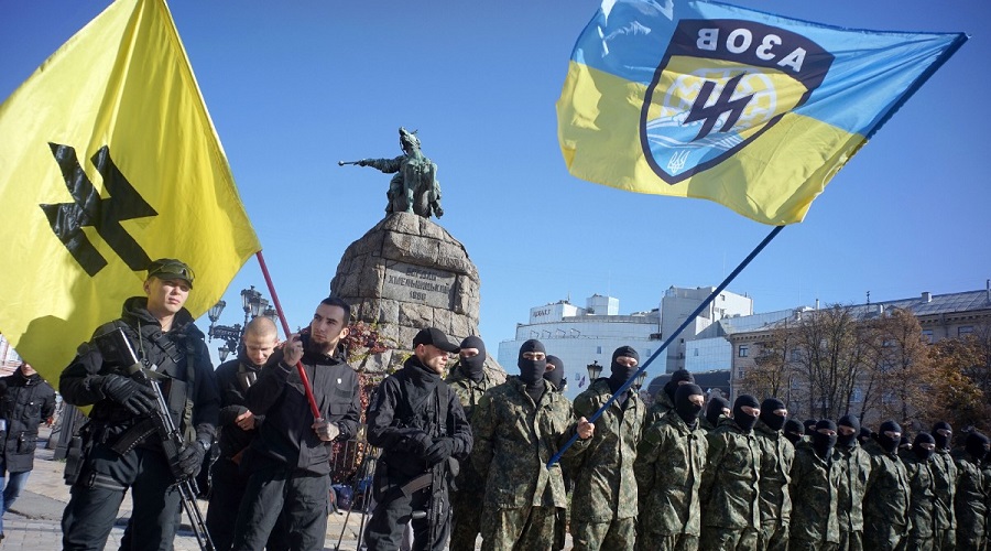 Donetsk : des néo-nazis ukrainiens font exploser un immeuble occupé par 200 personnes
