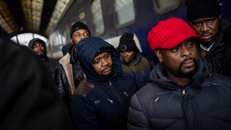 Africains Fédération de Russie