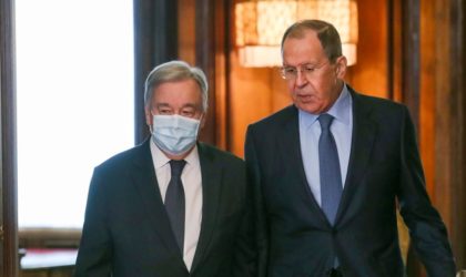 En visite en Russie : Guterres plaide pour un règlement pacifique du conflit en Ukraine