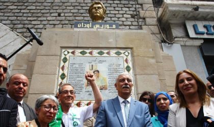 Le buste de Maurice Audin inauguré à la place qui porte son nom