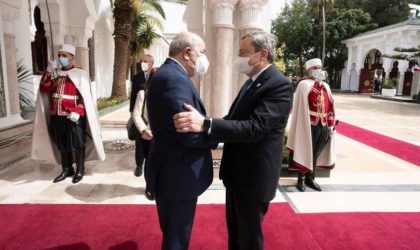 Mario Draghi à Alger : seconde visite du président du Conseil italien en 3 mois