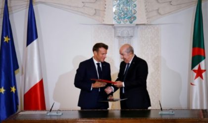 Fin de visite de Macron : Déclaration d’Alger et signature de cinq accords de coopération bilatérale