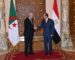 Le président de la République félicite Abdel Fattah Al-Sissi à l’occasion de sa réélection