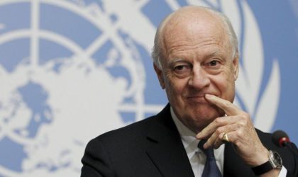 Alger refuse que De Mistura se rende en Algérie à bord d’un avion espagnol