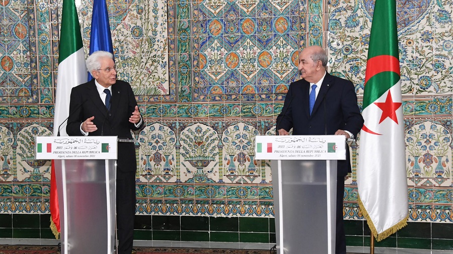 Entretien téléphonique entre le président Tebboune et son homologue italien