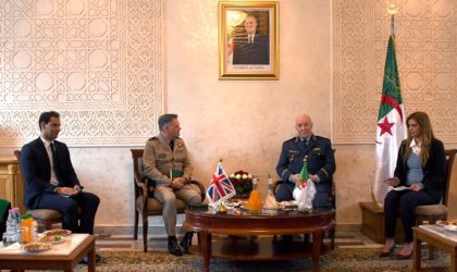 Coopération militaire algéro-britannique : Air Marshal Martin Elliott Sampson chez Ben Bicha