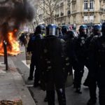 Paris flics l'espace public