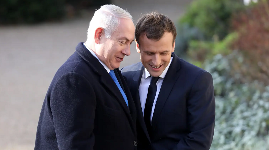 Macron Netanyahou israélien