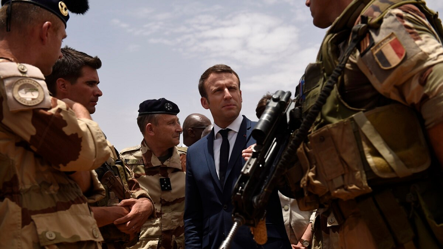 Macron soldats français