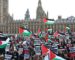 Des manifestants bloquent l’entrée de l’usine d’armes israélienne Rafael, à Newcastle