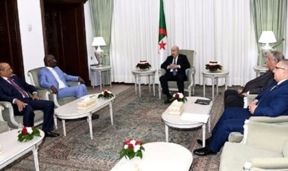 Le président de la République reçoit le ministre mauritanien des Affaires étrangères