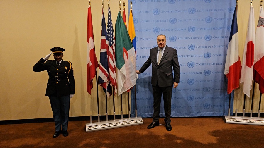 Bendjama Conseil de sécurité ONU