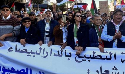 Manifestations au Maroc contre la normalisation avec l’entité sioniste et pour la Palestine