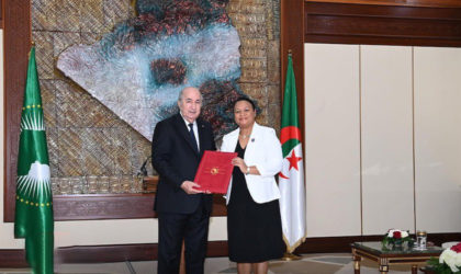 La nouvelle directrice exécutive du secrétariat continental du MAEP prête serment devant le président de la République